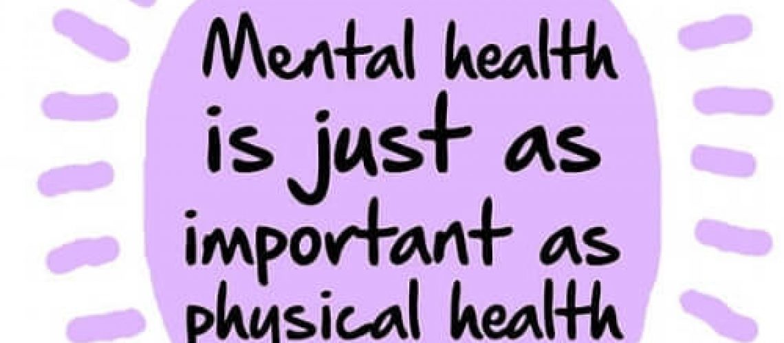 image showing mental health is just as important as physical health